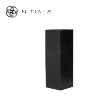 Pillar Block Mdf Black Square
