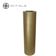 Stand Tower Raw Metal Gold Round