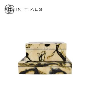 Decoration Box Nature Vivre Marble Resin Natural