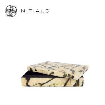 Decoration Box Nature Vivre Marble Resin Natural