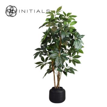 Pot Nature Osier Planter Burma Rattan Black