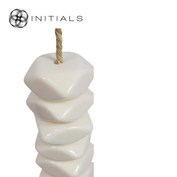 Object Nature Opera Necklace Hexa Wit