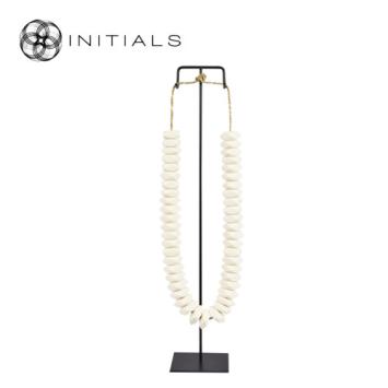 Object Nature Opera Necklace Hexa Wit