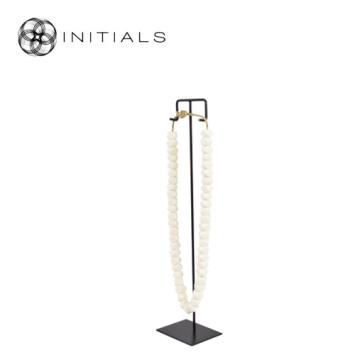 Object Nature Matinee Necklace Hexa White