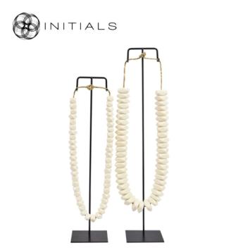 Object Nature Matinee Necklace Hexa White