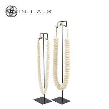 Object Nature Matinee Necklace Hexa White