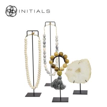 Object Nature Matinee Necklace Hexa White