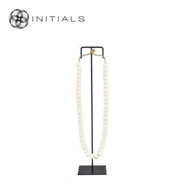 Object Nature Matinee Necklace Hexa White