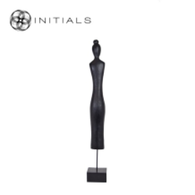 Female Modern Mango Wood Black