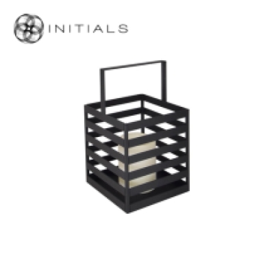 Lantern Boîte Raw Iron Black Low