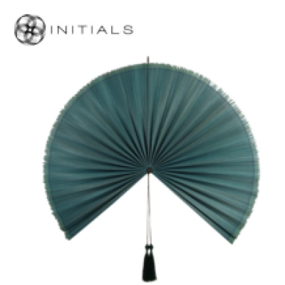 Walldecoration Fan Mural Bamboo Green Large