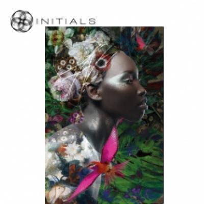 Walldecoration Tableaux Woman Flower Matt Aluminum