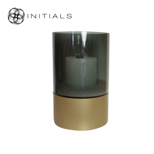 Stand Tower Raw Metal Gold Round