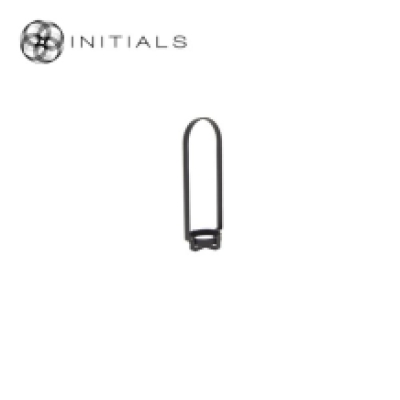 Frame Candleholder Bridge Raw Iron Black Round