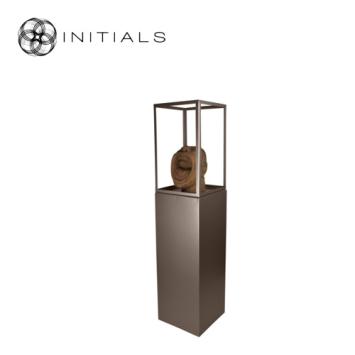 235-311-041 Display Pillar L Metallic Brown & Showcase 30 Clear