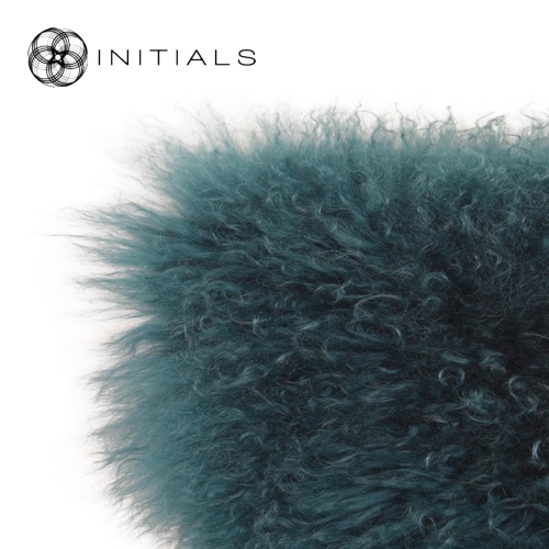 Cushion Ranch Sheepskin Ink Blue