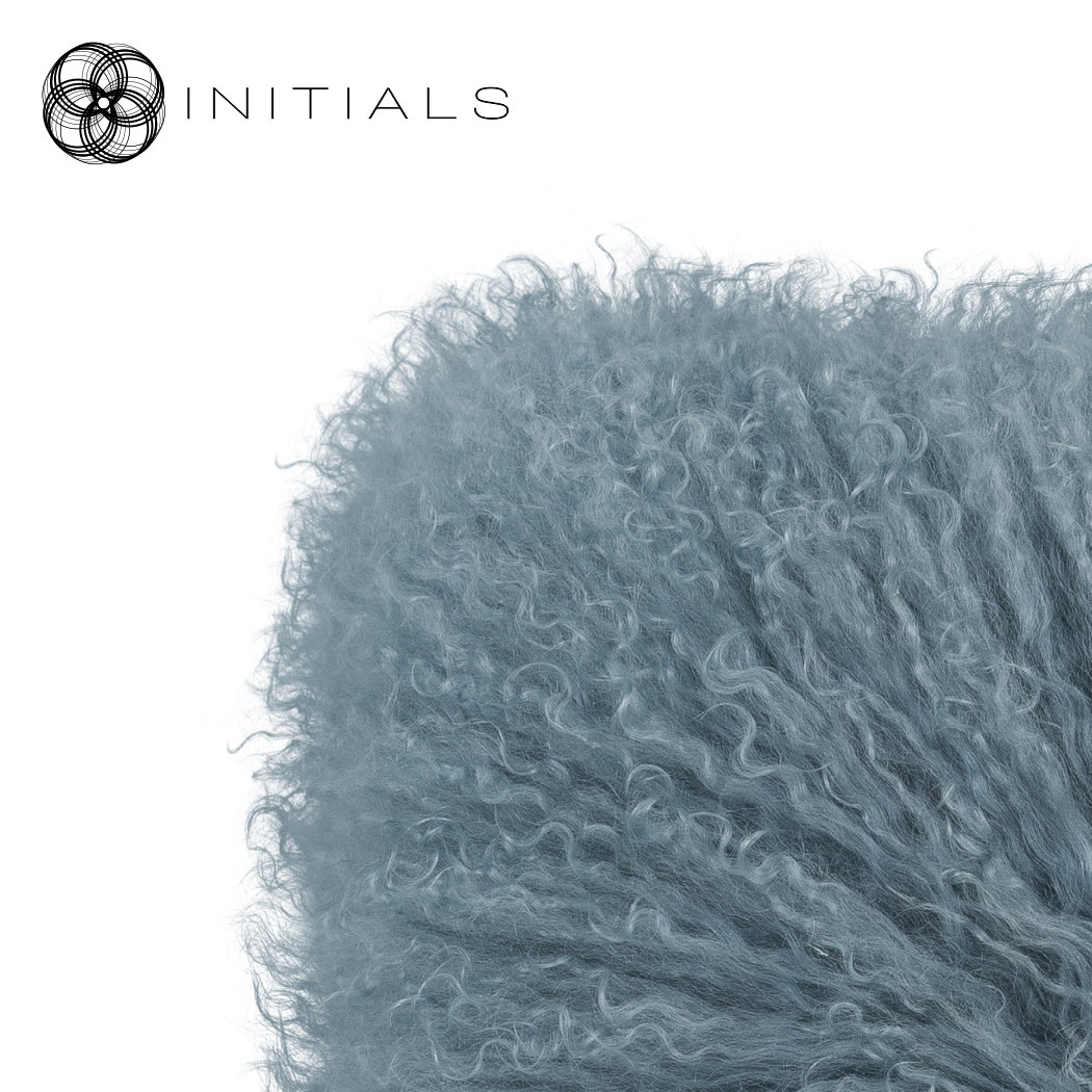 Cushion Ranch Sheepskin Sky Blue