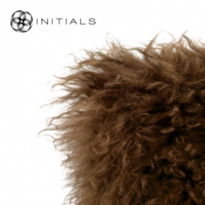 Cushion Ranch Sheepskin Rustic Bronze