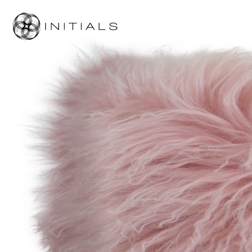 Cushion Ranch Sheepskin Aged Pink