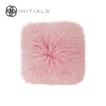 Cushion Ranch Sheepskin Aged Pink