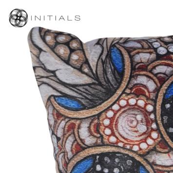 Cushion Lodge Zentangle Sand Taupe