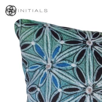 Cushion Lodge Zentangle Lake Green