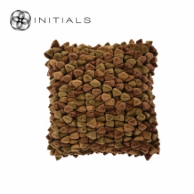 Cushion Cover Penthouse Pebble Rustic Bronze