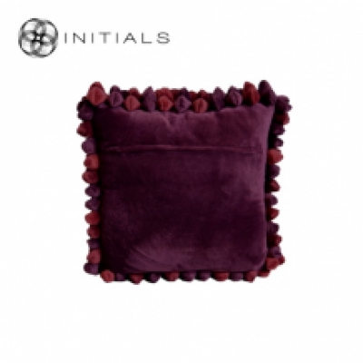 Cushion Cover Penthouse Pebble Wine Bordeaux