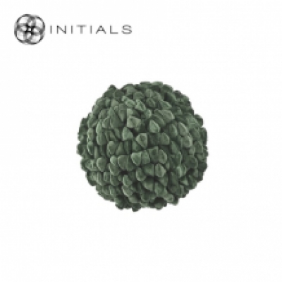 Cushion Ball Penthouse Pebble Olive Green