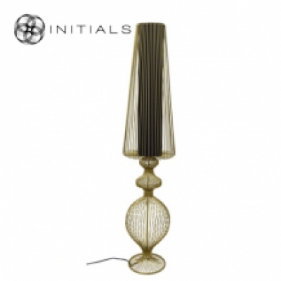 Floor Lamp Moire Classic Iron Wire Gold