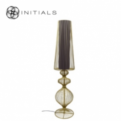 Floor Lamp Moire Classic Iron Wire Gold