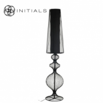 Floor Lamp Moire Classic Iron Wire Black