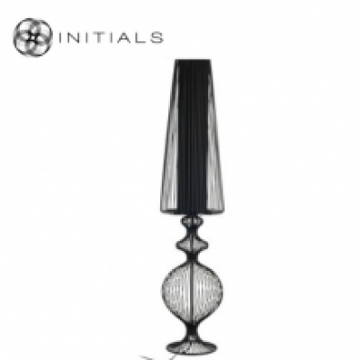 Floor Lamp Moire Classic Iron Wire Black
