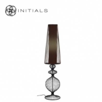 Floor Lamp Moire Classic Iron Wire Black