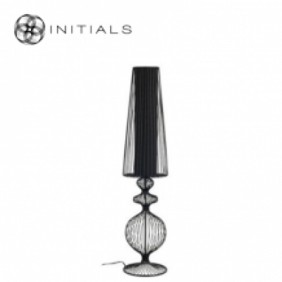 Floor Lamp Moire Classic Iron Wire Black