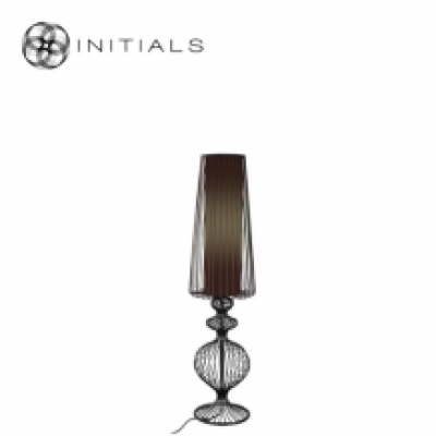 Floor Lamp Moire Classic Iron Wire Black