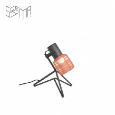 Table Lamp Puppy Iron Wire Antracite Terracotta