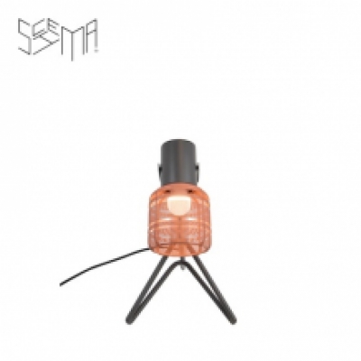 Table Lamp Puppy Iron Wire Antracite Terracotta