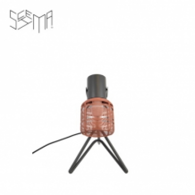 Table Lamp Puppy Iron Wire Antracite Terracotta