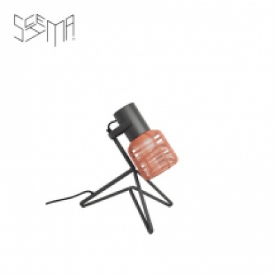 Table Lamp Puppy Iron Wire Antracite Terracotta