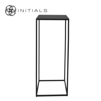 Table Skyline Raw Iron Black Square