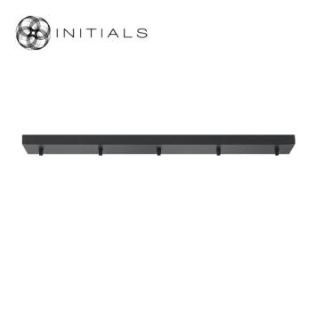 Ceiling Cap for 5 Lights Rectangular