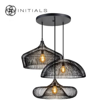 Ceiling Cap for 5 Lights Round Black